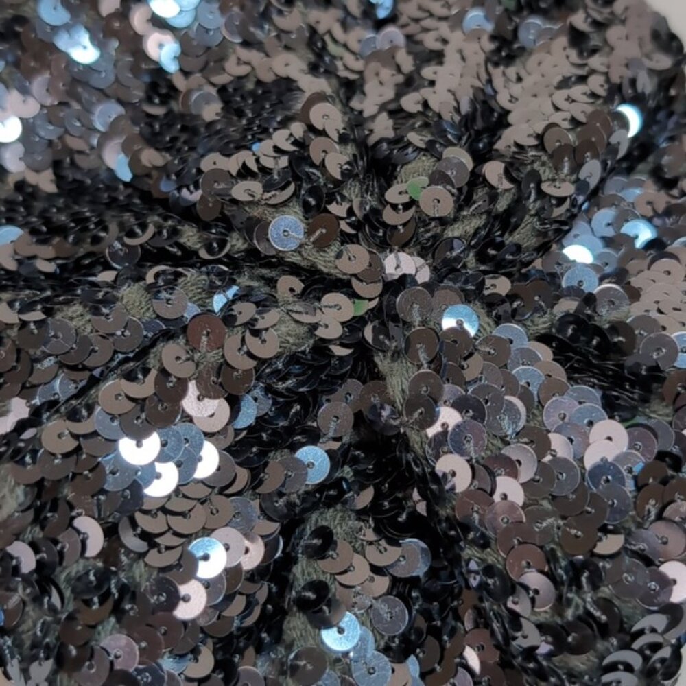 Childrens Place Sequin Beret Hat Gunmetal Silver Gray Party Fashionista - Picture 11 of 12